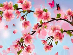 桜の背景 — 桜 壁紙