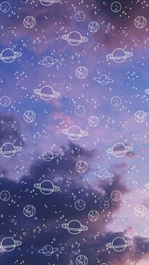 かわいいパープルの背景