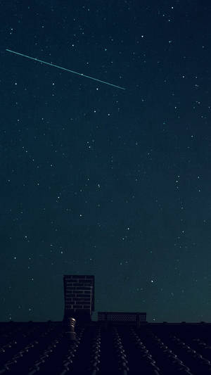 流星の夜空 — 青空 壁紙