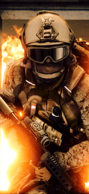 iPhone Xs Max Battlefield 4 背景 — iPhone 14 壁紙