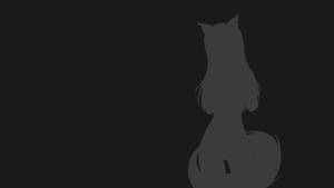 狐娘ミニマルアニメ — ミニマリストアニメ 壁紙