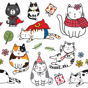 かわいいもの — 美的な猫 壁紙