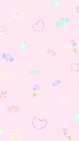 かわいいパステルカラーの背景