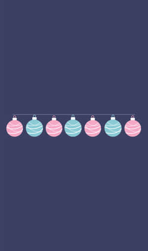 クリスマスの電話背景 — 居心地の良いクリスマスの美学 壁紙