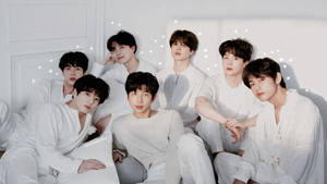 BTSデスクトップ壁紙 白い衣装のメンバー — BTS デスクトップ 壁紙