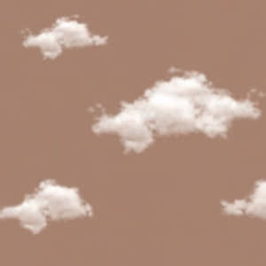 白い雲 — ブラウン エステティック GIF 壁紙