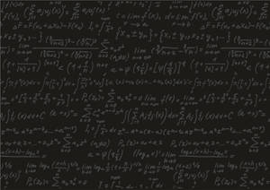 白黒の数学ボードの壁紙