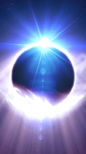 皆既日食の宇宙iPhone — 宇宙 iPhone 壁紙