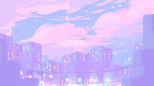 紫アニメの背景