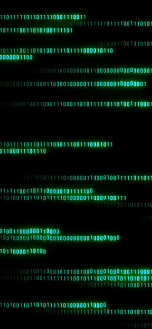 神秘的なバイナリコードのシーン — Tecno Spark Go 3 Pro 壁紙