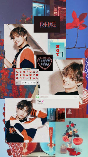 秋の少年 BTSメンバーV エステティック — 秋 壁紙
