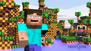 笑顔のスティーブ マインクラフト 壁紙