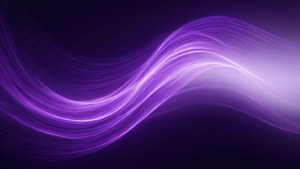 滑らかで流れるような紫の色合いの抽象的な波で、モダンな壁紙に最適です。 — 紫 壁紙