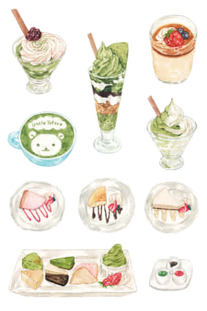 美味しい和菓子の彩り — Oppo Pad Mini 壁紙