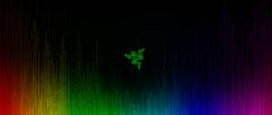 緑のRazerロゴの壁紙。