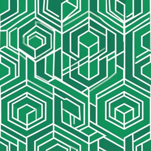 ミニマルな緑と白の幾何学模様の壁紙。 — グリーン エステティック GIF 壁紙
