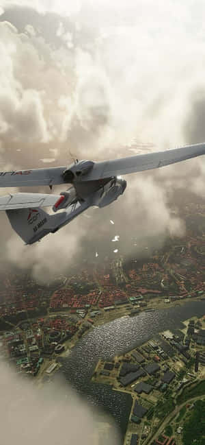 Android Microsoft Flight Simulator 背景 — Huawei nova 15 壁紙