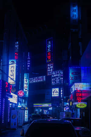 ネオンシティの背景 — ネオンシティ 壁紙