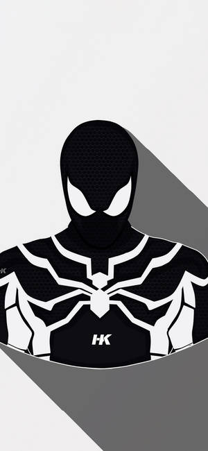 白いスパイダーマン — ギャラクシーA37 壁紙
