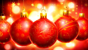 赤いクリスマスオーナメントのベクター