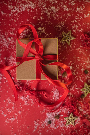 赤いクリスマスギフト