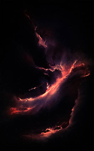 赤い雷雲 Oled iPhone — Lenovo Idea Tab 壁紙
