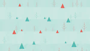 シンプルなクリスマスの背景 — クリスマスツリー 壁紙