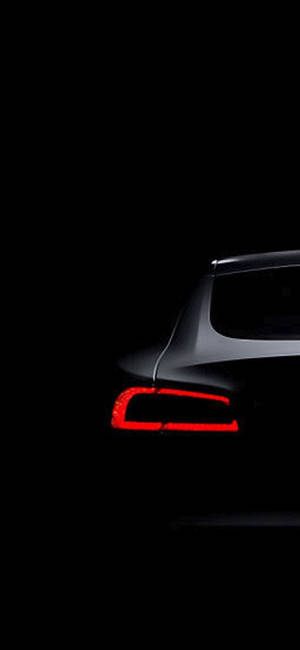 黒いApple iPhone 背景 車の後部 — Galaxy S24 壁紙