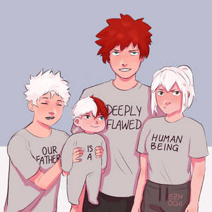 轟家 主張Tシャツの壁紙 — かわいい轟 壁紙