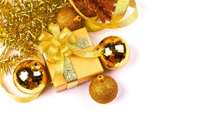 金色のクリスマスプレゼントの壁紙 — クリスマスプレゼント 壁紙