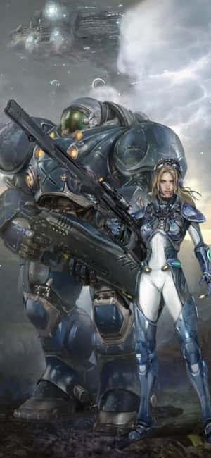 iPhone X Starcraft II 背景 — Huawei Pura 80 壁紙