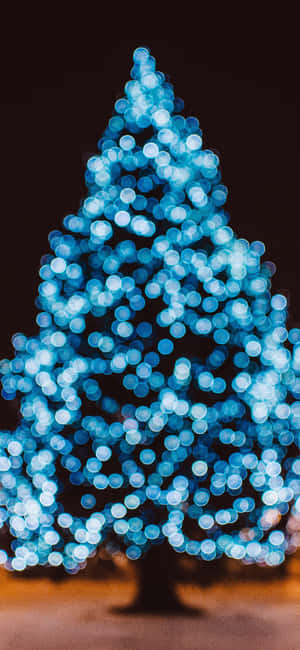 Blue Christmas — iPhone 12 壁紙