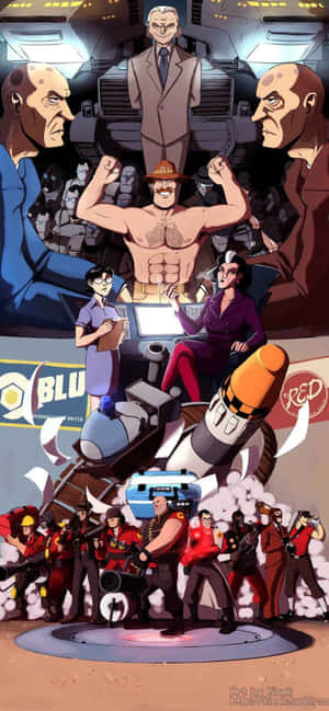 iPhone Xs Max Team Fortress 2 背景 — iPhone 13 Mini 壁紙
