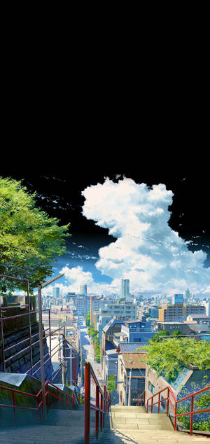 須賀階段 君の名は。 フォン — Galaxy S26 壁紙