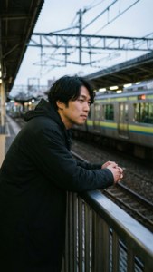 夕方の吉祥寺駅にいるタク