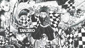 鬼滅の刃 漫画パネルの壁紙 — 漫画のコマ 壁紙