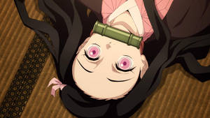 鬼滅の刃 禰豆子のかわいいシーン — アニメ 女の子 壁紙