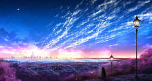 パープルアニメの背景