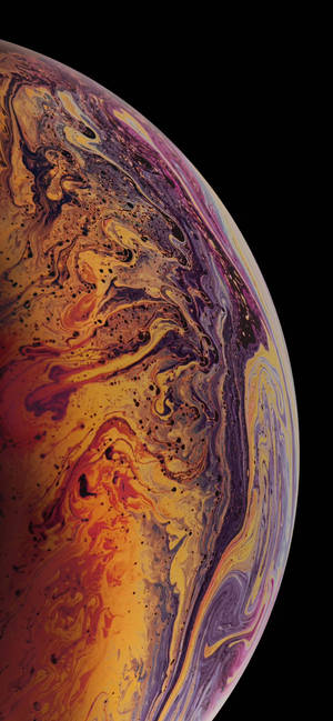 ごちゃまぜ色の iPhone Xs 壁紙