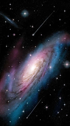 星、星雲、銀河、宇宙、美的、モバイル、Android