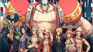 麦わらの一味の美しいファンアート、ONE PIECE壁紙