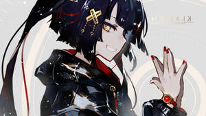 黒いパーカーのアニメ少女の壁紙 — アニメの女の子 パーカー 壁紙
