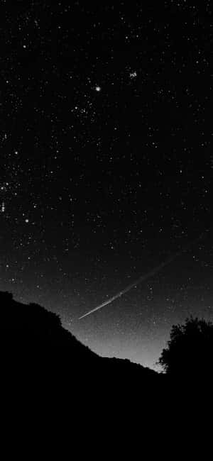 黒い星空の背景 — iPhone 17 Pro Max 壁紙