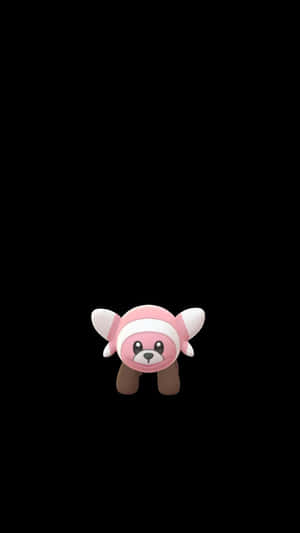 黒背景のスタッフル — ポケモン スマホ 壁紙