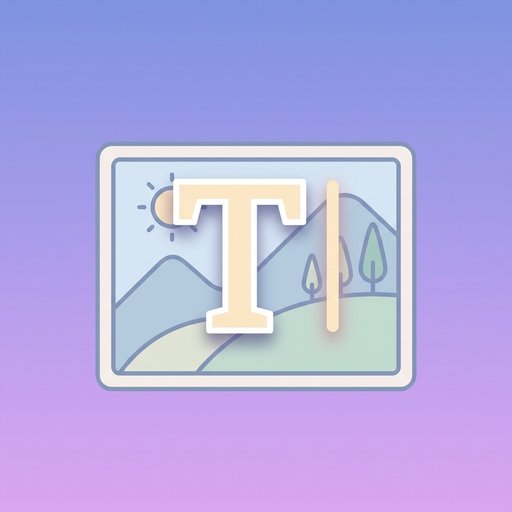 画像にテキストを追加 | wallpaper image tool preview