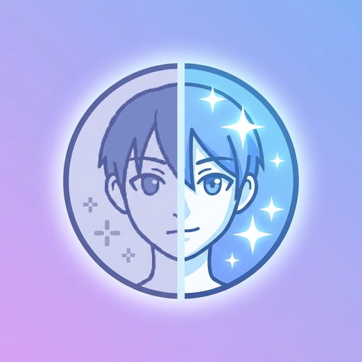 アニメ画像高画質化ツール | wallpaper image tool preview
